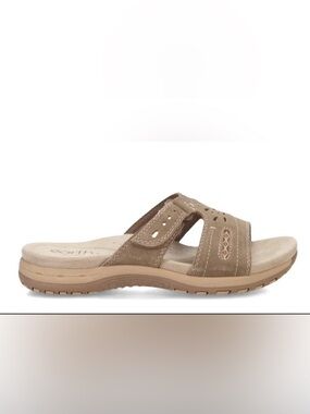 Earth Origins Sandals Slides Sedona Brown/Beige Sandra Womens Sz 8